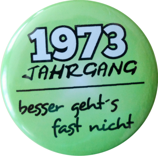 Badge for your birthday - 73